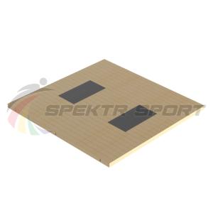 Купить Помост тяжелоатлетический 3х3х0,1м, рез. амортизаторы 1х0,5х0,04м в Острове 