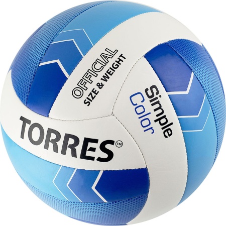 Купить Мяч волейбольный Torres Simple Color любительский р.5 в Острове 